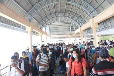 Kepulangan WNI dari Malaysia Belum Juga Berhenti, 186 Orang Tiba Lagi di Bengkalis